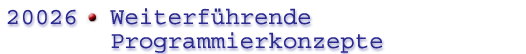 Objektorientiertes Programmieren