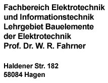 LG Bauelemente der Elektrotechnik